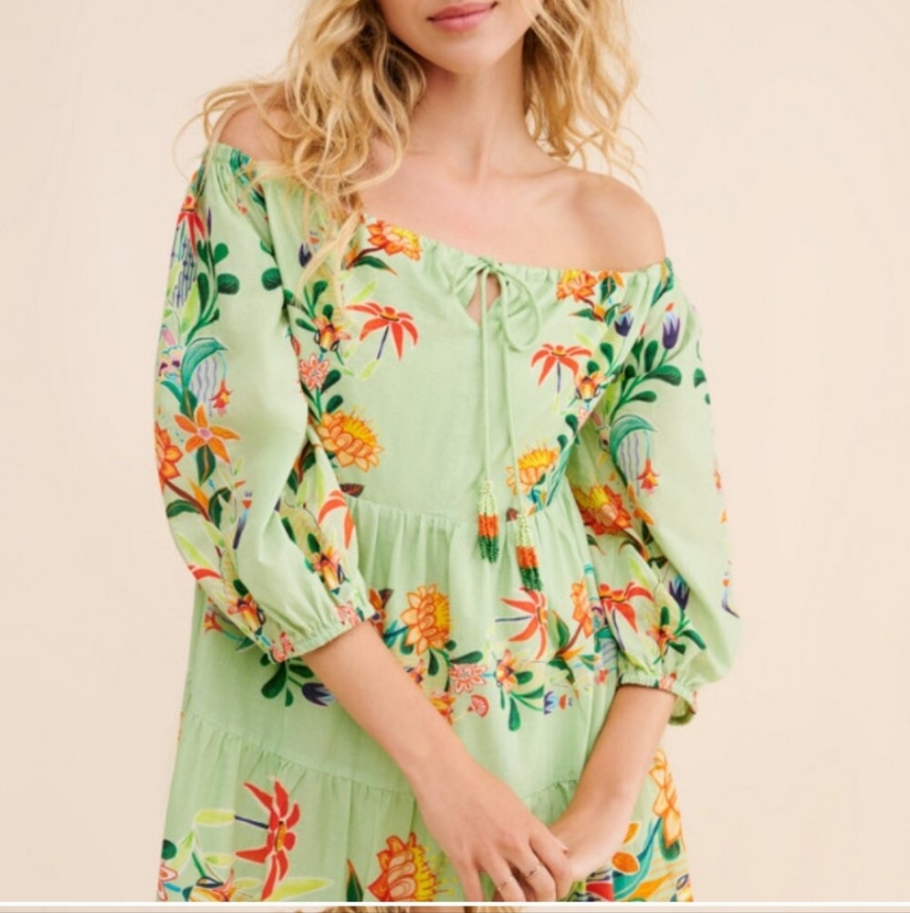 Farm Rio Tiered Mididress - Picture 7 of 11